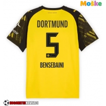 Moške Nogometnih dresov Borussia Dortmund Ramy Bensebaini #5 Domači 2025-26 Kratki rokavi